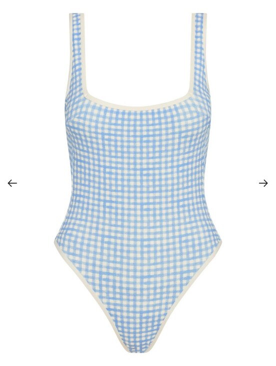 Monday Swimwear Other - Monday Swimwear Corfu One Piece - Sky Gingham- M